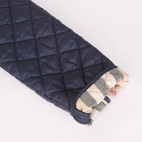 Burberry Navy Blue Quilted Jacket boys size 10 - Picture 4 of 5